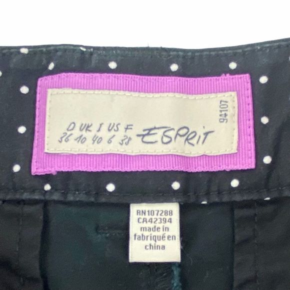Esprit black shorts size 6 - Picture 3 of 8